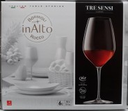 Bormioli Rocco Inalto Tre Sensi talpas pohár, 55 cl, 6 db, 119861