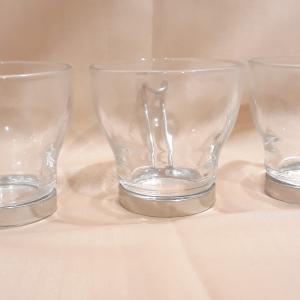 Bormioli Rocco OSLO mokkás csésze fém füllel, 10 cl, 3 db, 119196