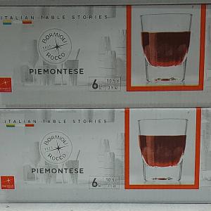 Bormioli Rocco Piemontese 10,5cl röviditalos pohár, üveg, 6db