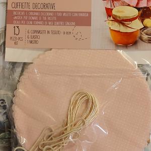 Bormioli Rocco Quattro tároló üvegre való díszítő kendő, 6db, 119730