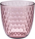 Bormioli Rocco Slot Lilac Rose (halvány rózsaszínű)  vizes pohár, 29 cl, 6 db