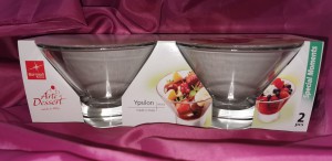 Bormioli Rocco YPSILON DESSERT kehely 37,5 cl TRANS, 2 db, 119500
