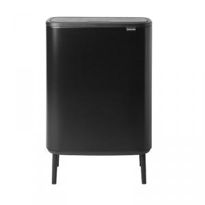 BRABANTIA BO TOUCH BIN HI patentos szemetes 2x30l MATT BLACK, fekete, 130625
