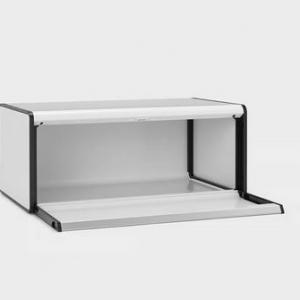 Brabantia Fém kenyérdoboz 2 kg szögletes (patentos) FALL FRONT, fehér, 236785