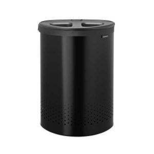 Brabantia Fém szennyesruhatartó 2részes 55l  MATT BLACK, fekete, 242366
