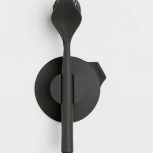 BRABANTIA mosogatókefe + tartó DARK GREY, sötét szürke, 117589