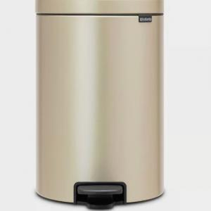 Brabantia PEDAL BIN NEWICON pedálos szemetes 20L METALLIC GOLD, 304460