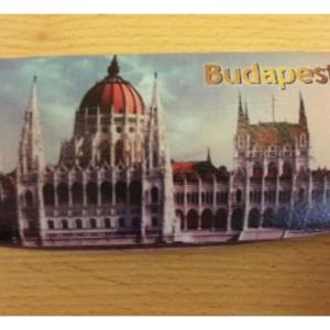 Budapest Országház, H.C.999-0021 Szemüvegtok 16x6,5x4cm, Műbőr/műanyag