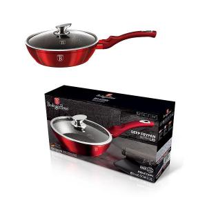 BURGUNDY bevonatos szeletsütő+fedő 24cm, 1f. indukciós, BH-1259N