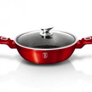 BURGUNDY bev.szeletsütő+fedő 32cm 2 fülű ind.dob. BH-1264N