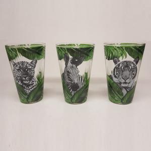 Cerve Nadia Africa üdítős pohár, 31 cl, 1db. leopárd, zebra vagy tigris