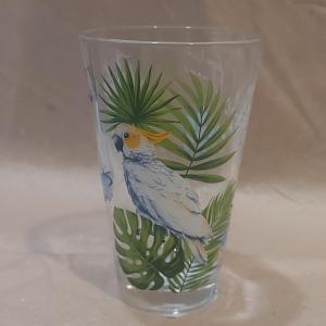 Cerve Nadia üdítős pohár, fehér papagáj, 31 cl, 165892F