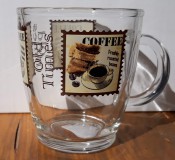 Cerve Old Times Coffee bögre, vastag üveg, stamp, 38 cl, 165175