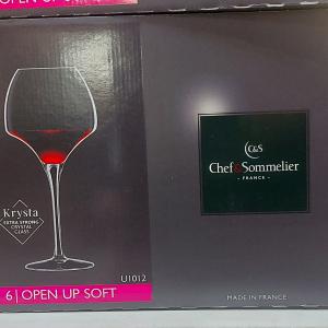 Chef Sommelier; Open up soft, 47 cl boros pohár, 6db