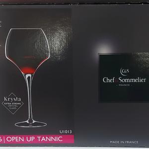 Chef Sommelier; Open up tannic, 55 cl boros pohár, 6db