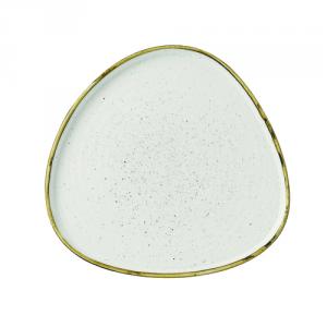 Churchill STONECAST BARLEY WHITE kerámia peremes háromszög tányér, walled 27cm 1db, SWHSWT271