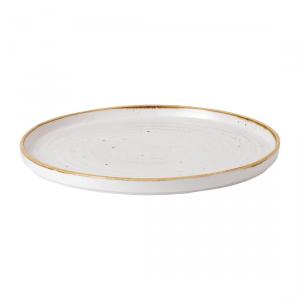 Churchill STONECAST BARLEY WHITE kerámia peremes, lapos tányér, walled 21cm 1db, SWHSWP211