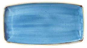 Churchill STONECAST CORNFLOWER BLUE kerámia szögletes tál 34,5 x 18,5 cm 1db, SCFSOP141