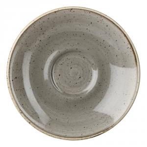 Churchill STONECAST PEPPERCORN GREY kerámia csészealj ( Espresso ) 11,8 cm 1 db, SPGSESS 1