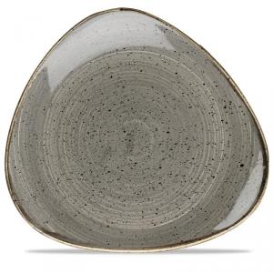 Churchill STONECAST PEPPERCORN GREY kerámia, háromszög tányér 31,1cm,1db, SPGSTR121