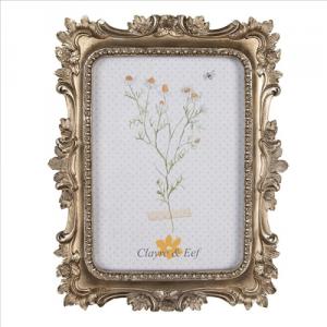 CLEEF.2F1072 Arany színű barokkos képkeret, 19x24cm/13x18cm, műanyag