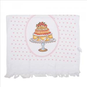 CLEEF.CT030 Konyhai kéztörlő 40x66cm, pamut, tortás