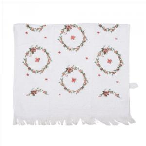 CLEEF.CTFEB-1 Konyhai kéztörlő 40x66cm, pamut, Flower Easter Bunny