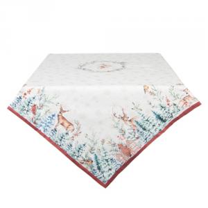 CLEEF.DCH05 Asztalterítő 150x250cm pamut,Dearly Christmas