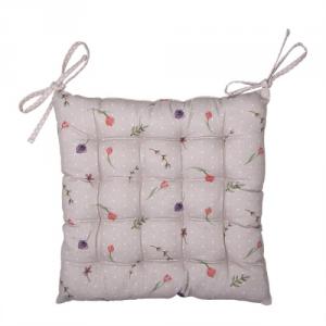 CLEEF.HBU29 Székpárna 40x40cm kötős 100% pamut,Happy Bunny