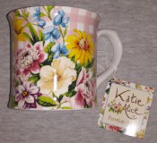 Creative Tops MG3673 Katie Alice Pink English Garden füles bögre, 350 ml,