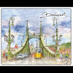 CZW.szkend-BU04 Szemüvegtörlő kendő Budapest