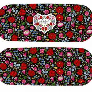 CZW.sztokke-FO Szemüvegtok kendővel, Budapest Folk