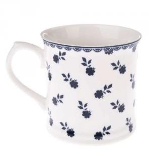 DAK.NOP5115 Porcelánbögre kék apróvirágos, 400ml