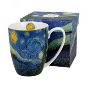 D.G.27143 Porcelánbögre 380ml dobozban,Van Gogh: Csillagos éj