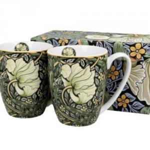 D.G.27488 Porcelánbögre 360ml, 2 db-os, dobozban, William Morris:Pimpernel