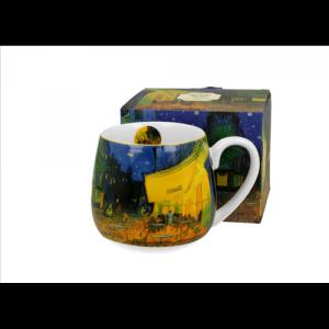 D.G.28614 Porcelánbögre 430ml, dobozban, Van Gogh:Kávéház éjjel