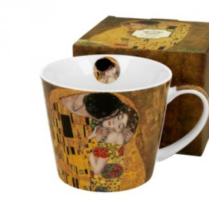 D.G.32277 Porcelánbögre 610ml,  dobozban, Klimt:The Kiss