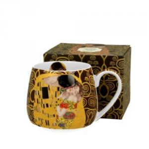 D.G.33373 Porcelánbögre, 430ml, dobozban, Klimt:The Kiss