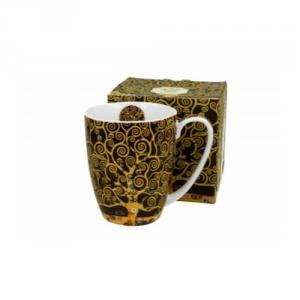 D.G.35520 Porcelánbögre 380ml, dobozban, Klimt: Életfa