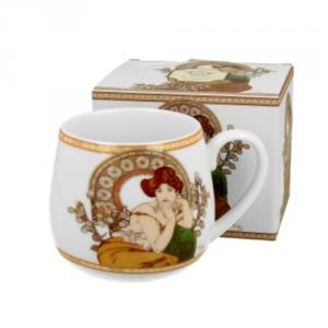 D.G.35582 Porcelánbögre 350ml, dobozban, Mucha:Topáz