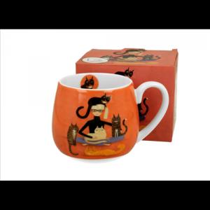 D.G.43884 Porcelánbögre 430ml,dobozban Cindy & Kitties