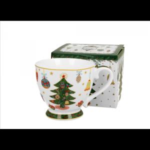 D.G.50905 Porcelánbögre 430ml, dobozban, Around Christmas Tree