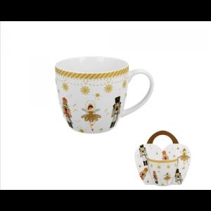 D.G.51117 Porcelánbögre 460ml, díszcsomagolásban, Christmas Ballerina