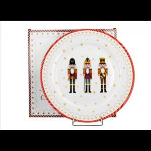 D.G.51339 Porcelántányér 27cm, dobozban, Christmas Nutcracker