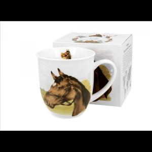 D.G.56426 Porcelánbögre 400ml, dobozban, Horse Portrait