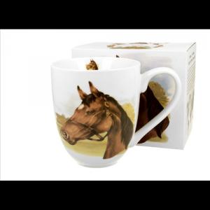 D.G.56433 Porcelánbögre 1000ml, dobozban, Horse Portrait