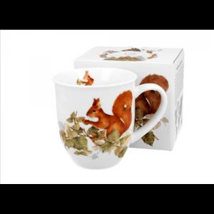 D.G.56518 Porcelánbögre 400ml, dobozban, Squirrel