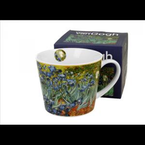 D.G.57683 Porcelánbögre 600ml, dobozban, Van Gogh:Íriszek