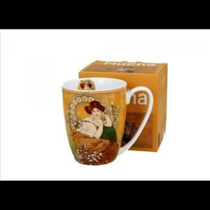 D.G.59397 Porcelánbögre 360ml, dobozban, Mucha:Topáz