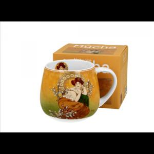 D.G.59403 Porcelánbögre 430ml,dobozban, Mucha:Topáz